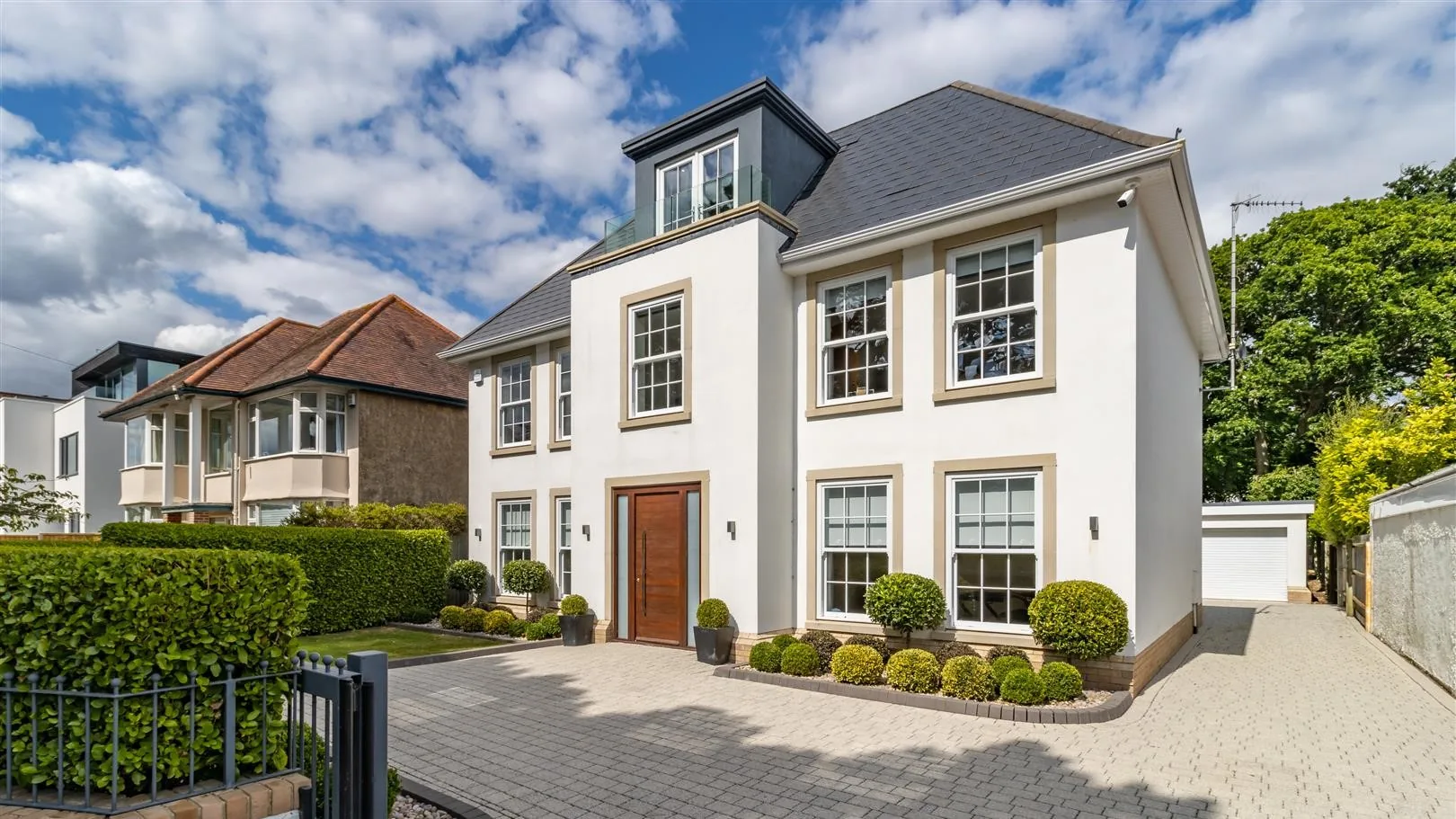 Substantial five-bedroom new build home completed by Morgan Design & Construction at Pearce Avenue, Poole
